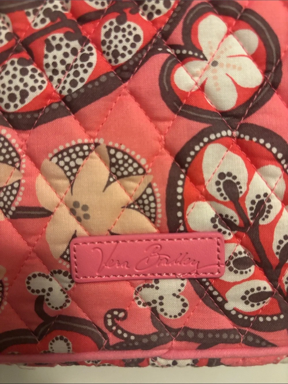 Vera Bradley Quiltered Laptop Bag Pink Blush
